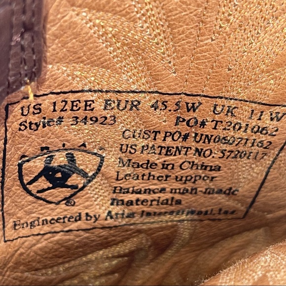 💜SOLD💜Heritage Stockman Western Boot. Size 12 EE - Picture 6 of 8